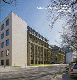 Das Fritz-Henßler-Berufskolleg in Dortmund. Eine Erfolgsgeschichte des Weiterbauens, in: Axel Menges (Hg.): Friedrich Kullrich/SSP AG, Fritz-Henßler-Berufskolleg, Dortmund, (=Opus 85), Stuttgart 2020. Alexandra Apfelbaum